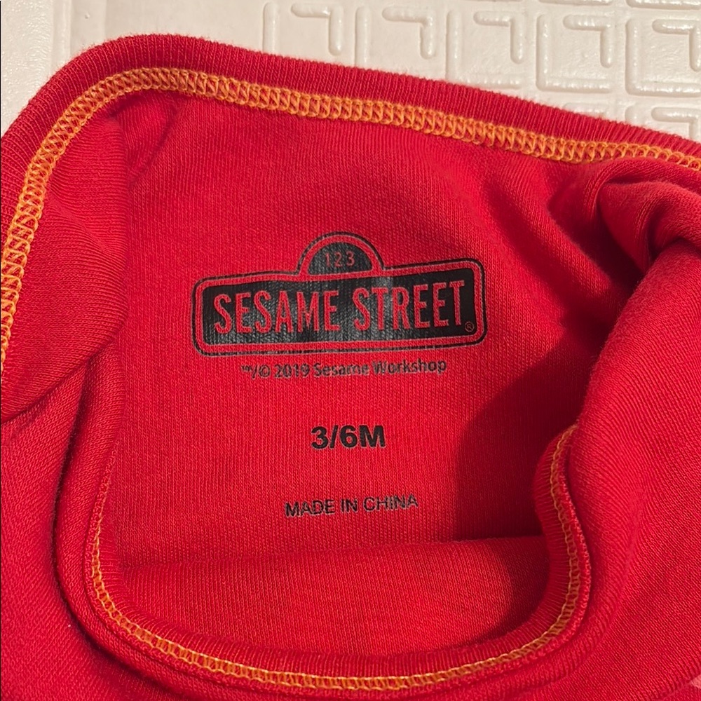 Sesame Street Blue Baby Onesie - Picture 8 of 16